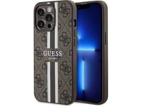 Guess Guhmp13xp4rpsw Iphone 13 Pro Max 6.7" Brown/Brown Hardcase 4G Printed Stripes Magsafe