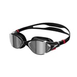 SPEEDO BIOFUSE 2.0 MIRROR SWIMMING GOGGLES BLACK/SILVER NEW ANTIFOG