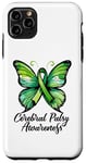 Coque pour iPhone 11 Pro Max Green Butterfly CP, sensibilisation à la paralysie cérébrale