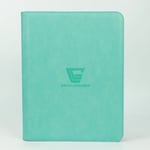 Gemloader Premium Toploader fit collector's binder (216 pockets 3X3) Ljusblå (Tiffany blue)