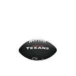 Wilson American Football MINI NFL TEAM SOFT TOUCH, Soft Touch-Blended Leather,Black