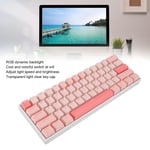 Mechanical Keyboard 61 Keys Blue Switch RGB USB C Wired For OS Gamin New