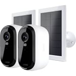 Arlo - bundle ESSENTIAL2 2K outdoor camera 2-PACK + 2-SOLAR panel VMK3250-100EUS IP-Set pour caméra de surveillanceavec 2 caméras2688 x 1520 pixels