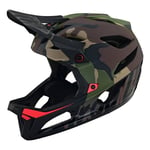 Full Face MTB Helmet Stage Green Camo Troy Lee Designs Bike