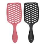 Detangling Brush Curly Hair Brush 4pcs Anti-slip Grip Design Rapid Drying Scalp