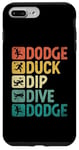 Coque pour iPhone 7 Plus/8 Plus Dodge Duck Dip Dive Dodge Dodgeball Jeu de handball