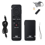 JJC Wireless Remote Control for Sony Z-V1 A1 A7RIVA A7RIV A7RIIIA A7SIII A7III A7 A9 RX0 II RX100VII RX10IV A6000 FDR-AX700 AX43 AX60, Multi-Interface Remote Commander Replaces Sony RMT-VP1K & RM-VPR1