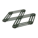 Dessous de plat extensible 25,5 cm vert sapin Roger Orfèvre