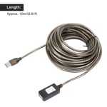 HI‑0101‑UEC USB 10m Extension Cord Lengthen Cable Support For /Macint XD