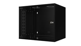 Lanview RUM09U40MNBL rack cabinet 9U Wall mounted rack Black