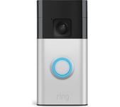 RING Battery Video Doorbell (3rd Gen) - Satin Nickel, Silver/Grey