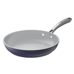 CIARRA Beyond Cookware Nonstick Ceramic Frying Pan, Non Toxic, 26cm PTFE&PFOA Free, Oven Safe, Compatible with All Stovetops, Blue