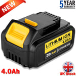 For Dewalt Dcb182-xj 18v 4.0ah Xr Li-ion Battery Dcb182 Dcb183 Dcb180 Dcb184