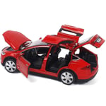 1:32 Tesla Model XAlloy Diecast Model Car Red - Perfet red