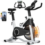 LABGREY Vélo d'Appartement, Vélo de Fitness et d'Exercice d'Intérieur, Résistance Magnétique Ajustable, Compatible avec KINOMAP et ZWIFT, Écran LCD Silencieux pour Entraînement Cardio à la Maison