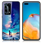 Huawei Fantasy P40 Pro kuoret - Tähtitieteellinen tyttö Monivärinen