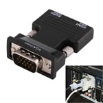 Output HDMI to VGA Cable Audio Adapter HDMI Female HDMI-compatible Converter