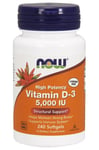 NOW Foods - Vitamin D-3, 5000 IU - 240 softgels