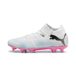 Puma Men Future 7 Match Mxsg Soccer Shoes, Puma White-Puma Black-Poison Pink, 42 EU