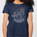 Harry Potter Buckbeak Women's T-Shirt - Navy - XXL