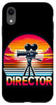 Coque pour iPhone XR Directeur de cinéma, vidéographe FilmMaker Camera Operator Crew