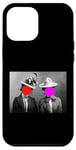 Coque pour iPhone 12 Pro Max Autocollant Visage Rouge Chapeaux Rouges