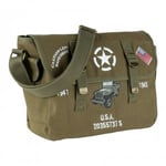 Vanoimports Canvas messenger bag - Willys jeep USA