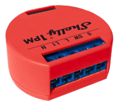 Recessed switch, power measurement, WiFi, Shelly 1PM, red (SHELLY-1PM)