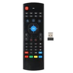 HURRISE Souris sans fil à distance MX3 2.4G Wireless Air Fly Mouse Motion Sensing Infrared Remote Controller pour TV PC