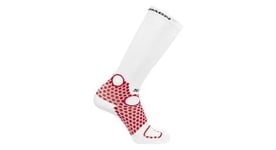 Chaussettes salomon s lab ultra knee blanc rouge