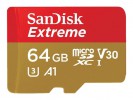 SANDISK Sandisk Extreme microSDXC 64GB + SD Adp SDSQXA2-064G-GN6MA