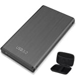 Disque Dur Externe 1TO, 2.5" USB3.0 Disque Dur Externe Portable pour PC, Mac, Desktop, Laptop, Chromebook (1 to, Noir)