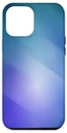 Coque pour iPhone 12 Pro Max Violet bleu turquoise dégradé