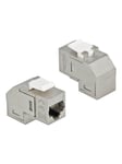 DeLOCK Keystone Module RJ45 Jack to RJ45 Jack