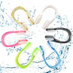 EAVUYIS 6 Pièces Pince Nez Natation, Pince-Nez en Silicone, Réutilisable Pinces à Nez, Protecteur de Nez pour Piscine Natation & Plongée, pour Adultes et Enfants Unisexe (6 Couleurs)