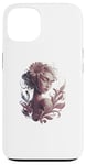 Coque pour iPhone 13 Sculpture Femme Femmes Autonomisation Fleurs