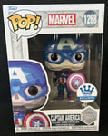 FUNKO POP DISNEY 100-CAPTAIN AMERICA(FACET) EXCLUSIVE #1268-AGES 3+ FREE POSTAGE