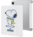 Étui Pour Ipad Pro 2021 Snoopy Charlie Brown 12,9 Pouces, Type Ordinateur Portable, Support À Trois Volets Avec Porte-Stylo, Veille/Réveil Automatique