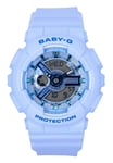 Casio Baby-G Analog Digital Blue Dial Resin Strap BA-110YK-4A 100M Ladies Watch