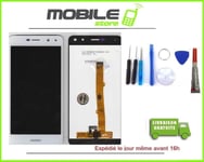 Ecran LCD + Vitre Tactile pour HUAWEI Y6 2017 couleur blanc + outils + Colle