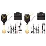2X Quartz Pendule Déclencheur Horloge Mouvement Carillon Boîte à Musique Complète Bricolage Mécanisme Mural Pièces de Réparation avec 8 Paires