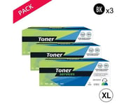 Compatible Samsung 1052L Pack 3 Toners Noir SU758A (MLT-D1052L)