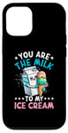 iPhone 12/12 Pro Funny Italian Food Milk Gelato Ice Cream Case