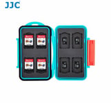 JJC MC-NSMSD16 BL Game Card case fits for 8x Nintendo Switch NS cards + Micro SD