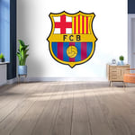 Licensed Décor WTD Mantiburi Papier peint en vinyle Motif FC Barcelone Blanc 110 x 80 cm