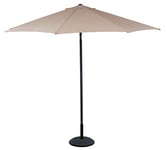 Lifetime Garden Parasol de Jardin Exterieur - Grand Parasol Plage et Balcon - ⌀300 x 300 cm - Parasol Rectangulaire Inclinable - Parasol sans Pied - Taupe