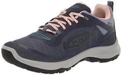 KEEN Femme Terradorra Flex Waterproof Chaussure de randonnée, Vintage Indigo/Peachy, 43 EU