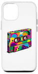 Coque pour iPhone 12/12 Pro Lecteur de Cassette Musique Magnétophone