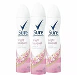 Sure Woman Bright Bouquet 48h Anti-Perspirant Deodorant 250ml x 3