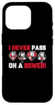 iPhone 16 Pro I Never Pass On A Bower Funny Humor Euchre Card Game Case